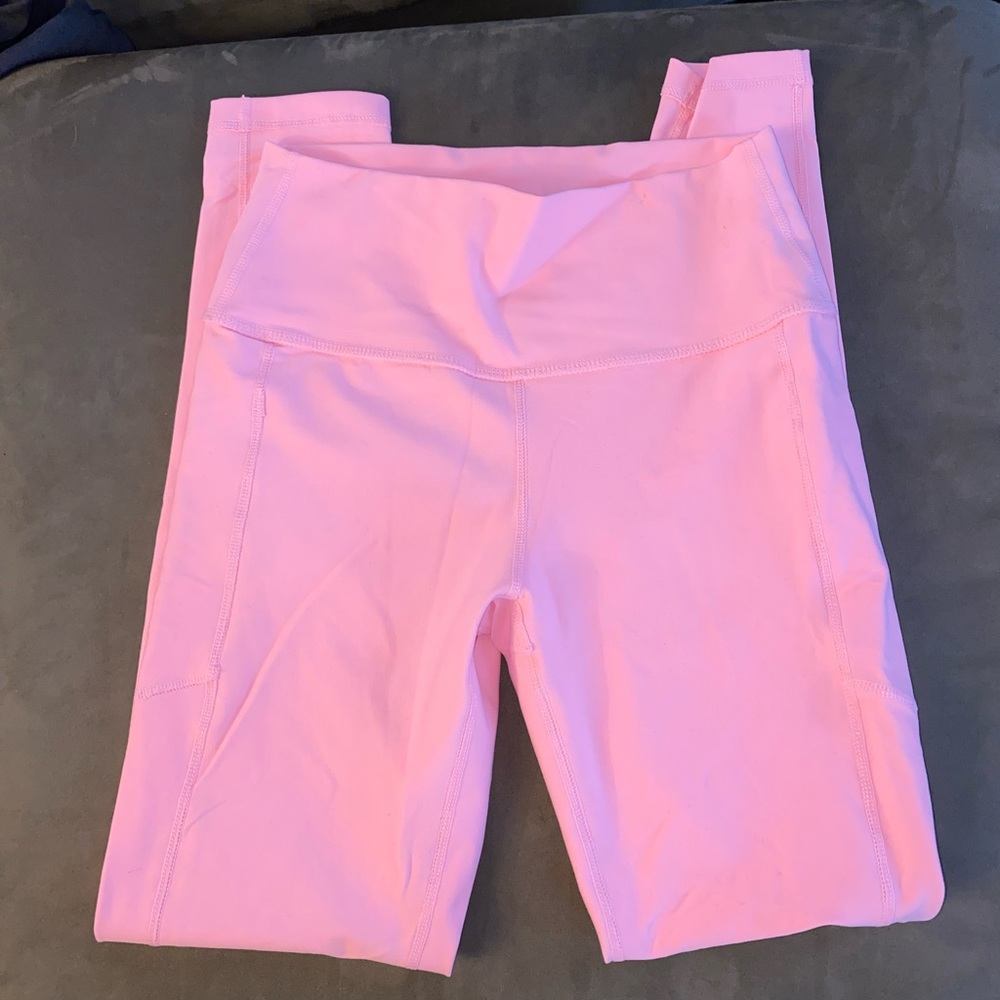 Buffbunny pink leggings size medium